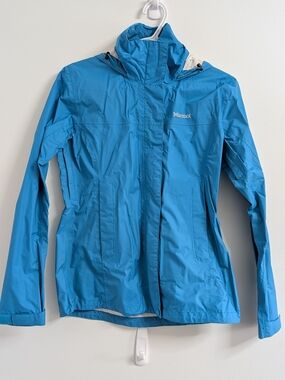 Marmot Precip Women's Waterproof Hooded Jacket - Blue